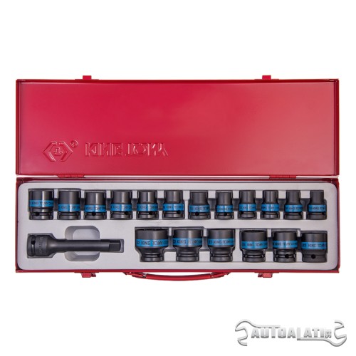 Set udarnih nasadnih ključeva 1/2" 6-ugaoni